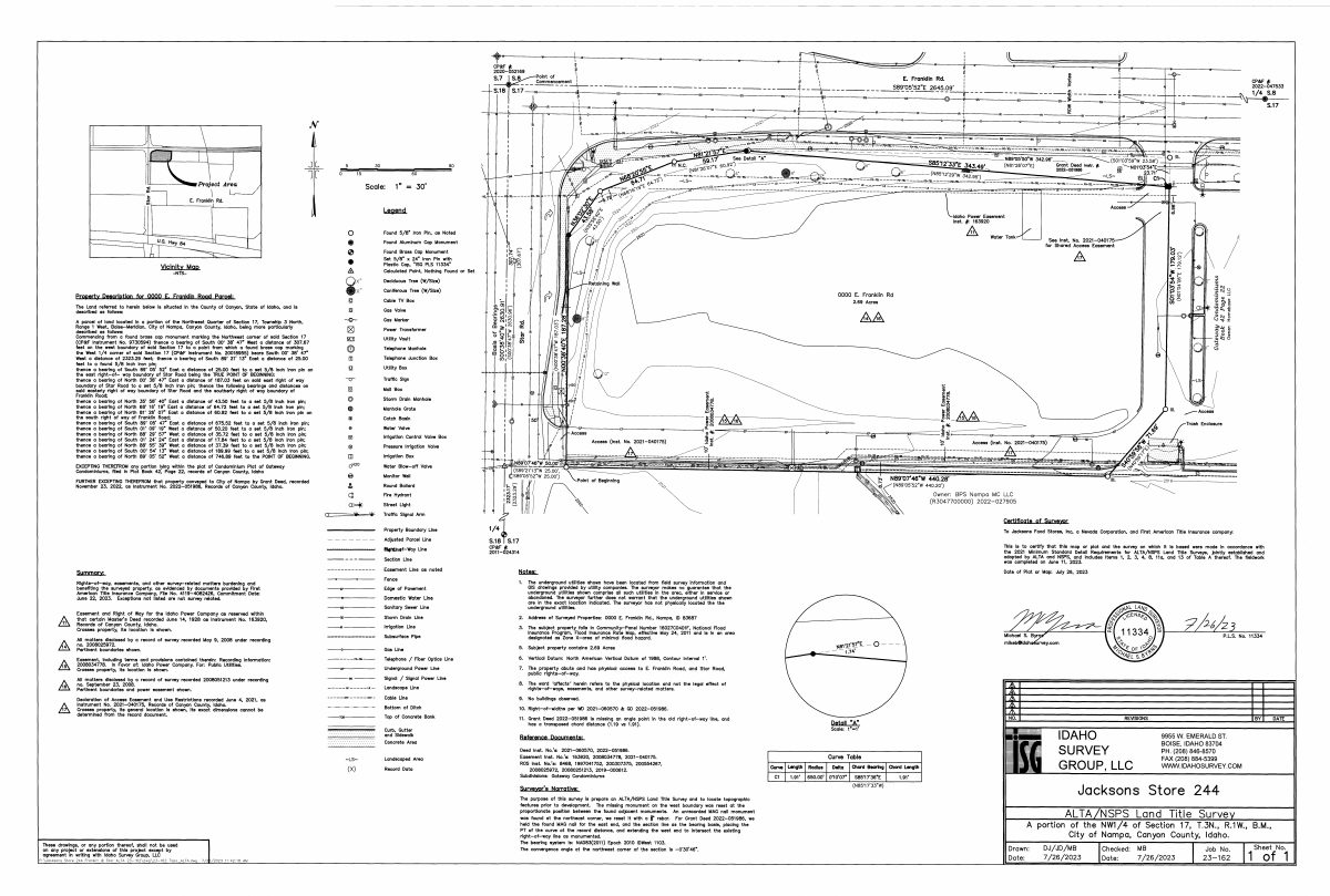 Site plan: 4,606-square-foot convenience store with gas and diesel fueling approved