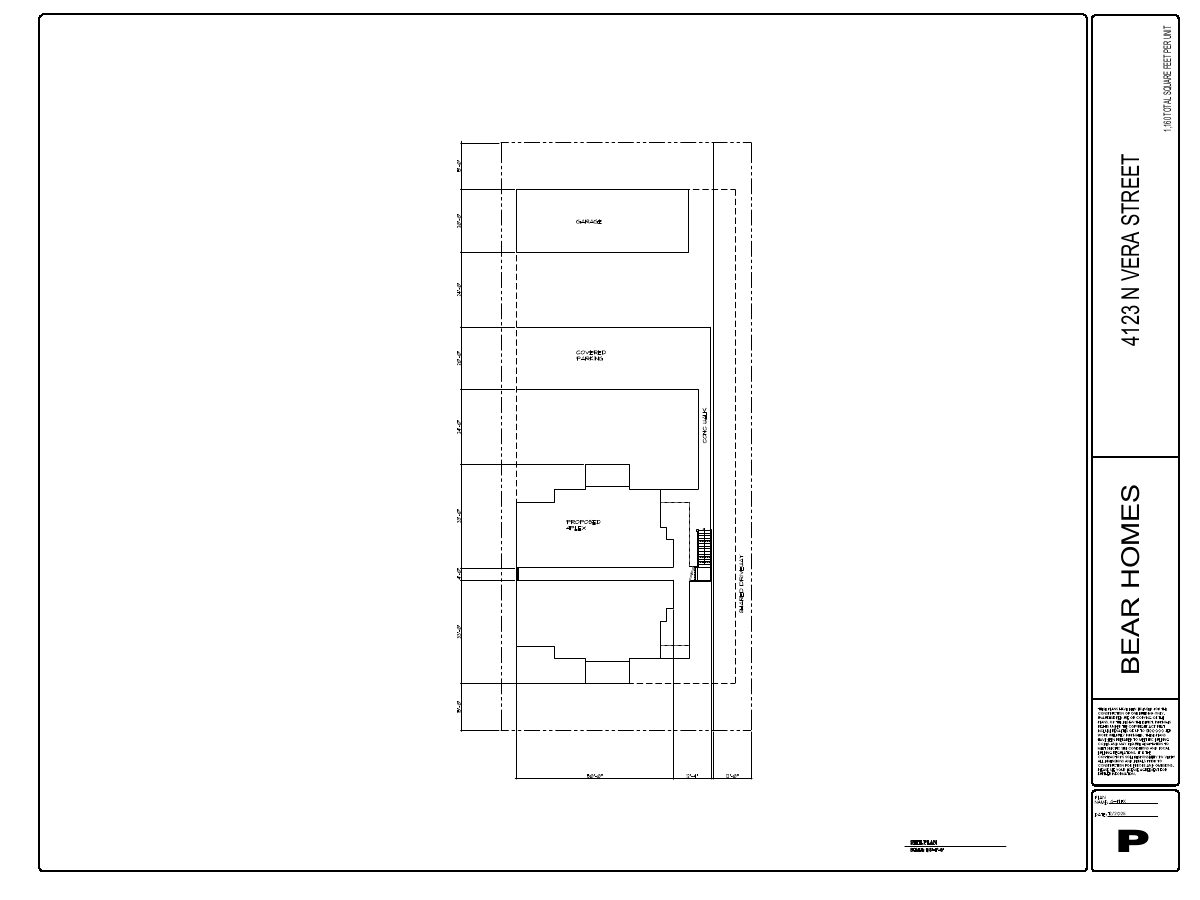 Site plan: Fourplex approved on 0.35-acre lot