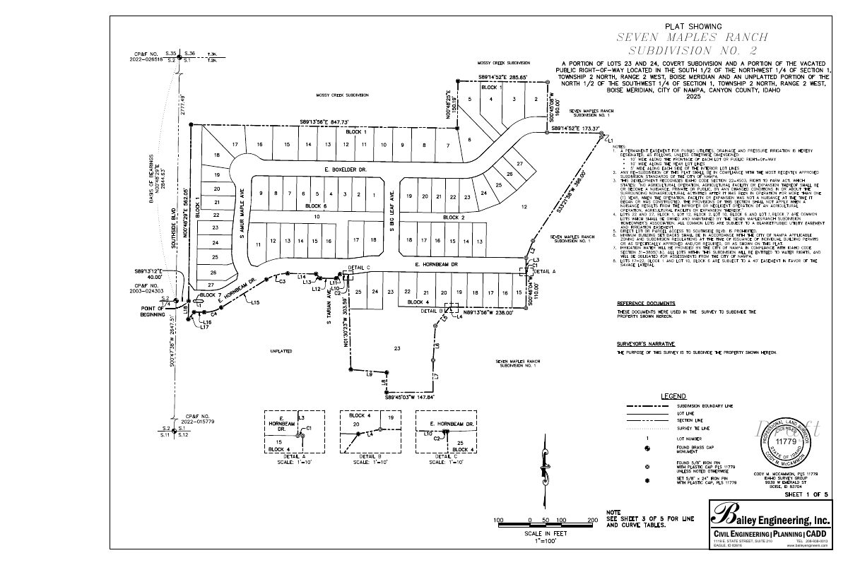 Site plan: Nampa approves 67-lot single-family subdivision on 17 acres