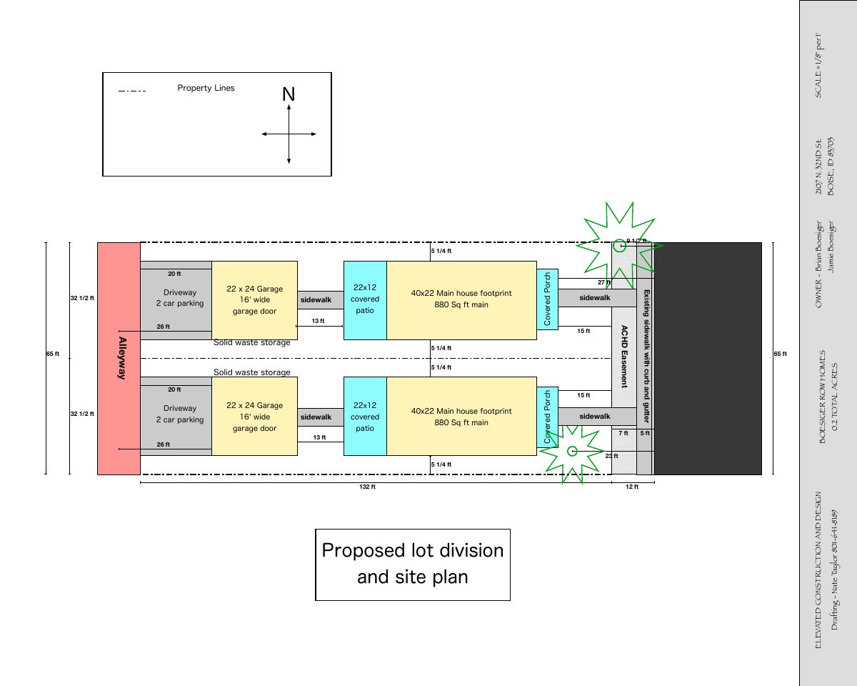 Site plan: Demolition and lot line change approved to split property for two homes