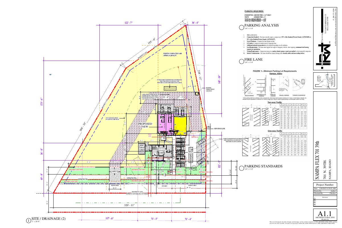Site plan: 2,500-square-foot industrial building approved with conditions on 1.61-acre lot
