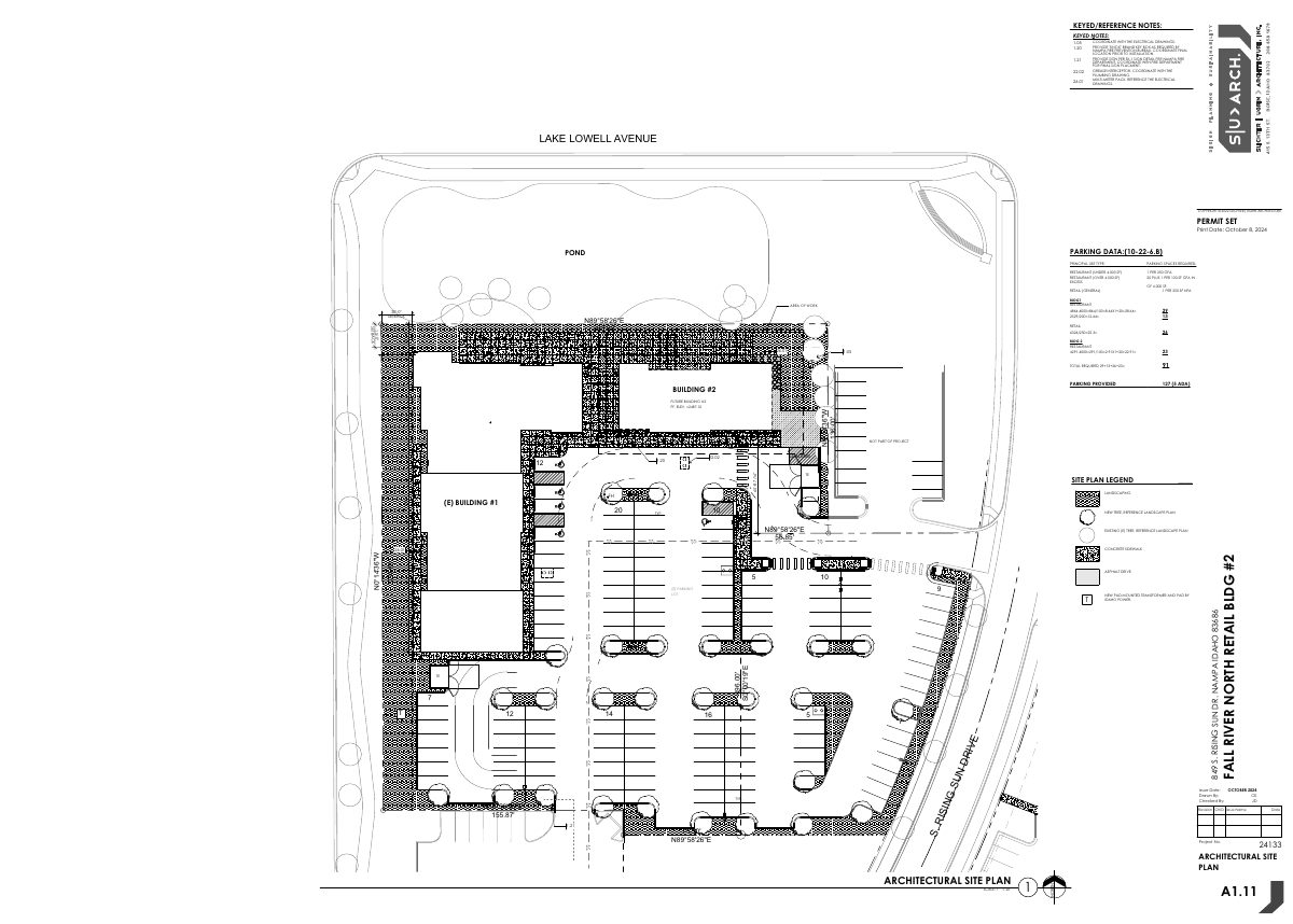 Site plan: 4,154-square-foot commercial building approved with conditions