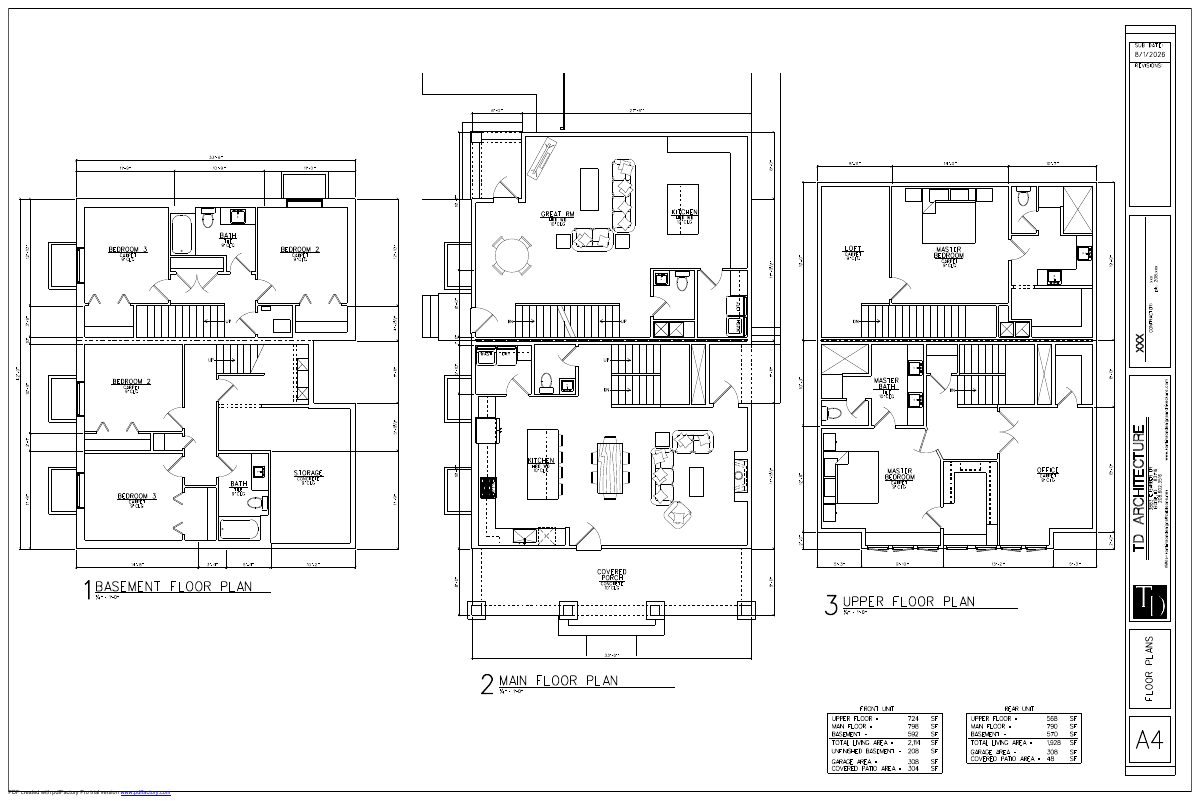 Site plan: Duplex proposed on vacant lot in Boise historic district