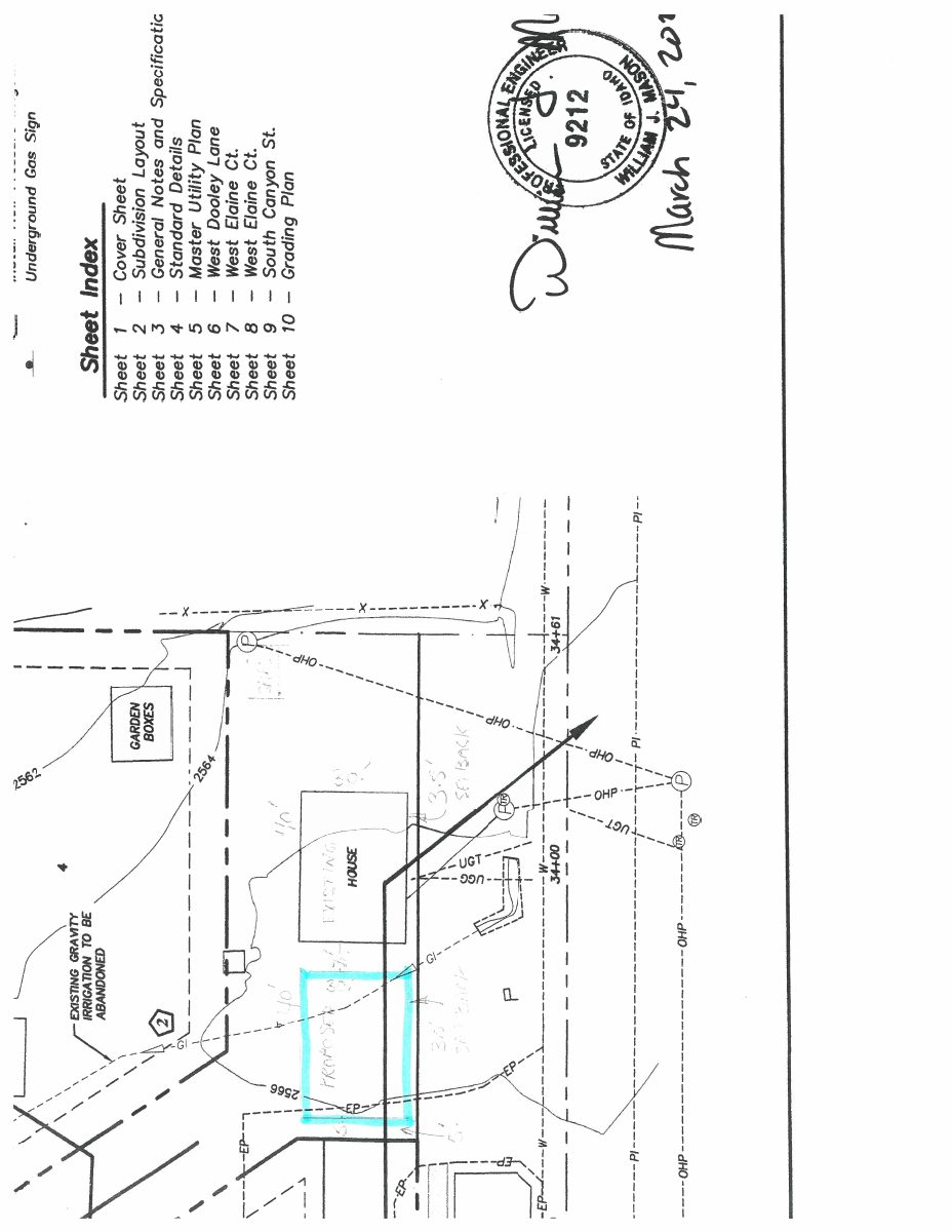Site plan: Variance for detached garage closer to property line denied