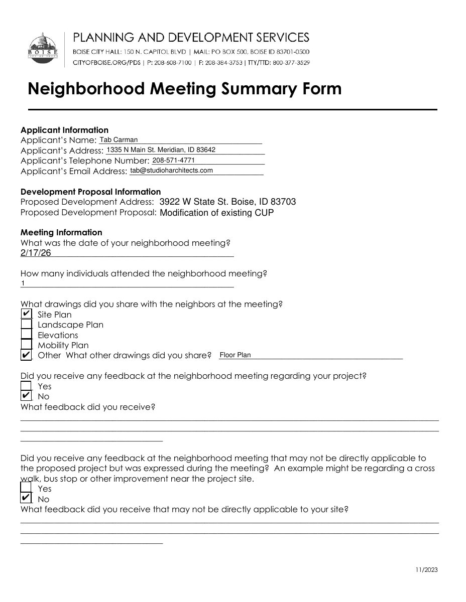Site plan: New daycare for up to 43 children proposed on 1.1-acre site