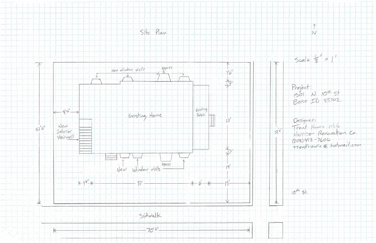 Site plan: Plan to lift house and build new basement under review