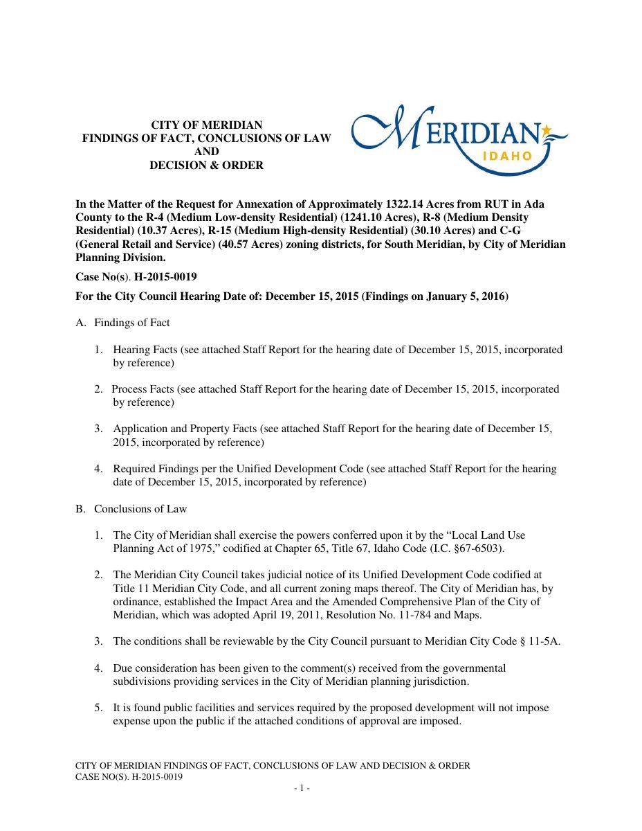 Site plan: Meridian approves annexing 1,322 acres, mostly for low-density homes