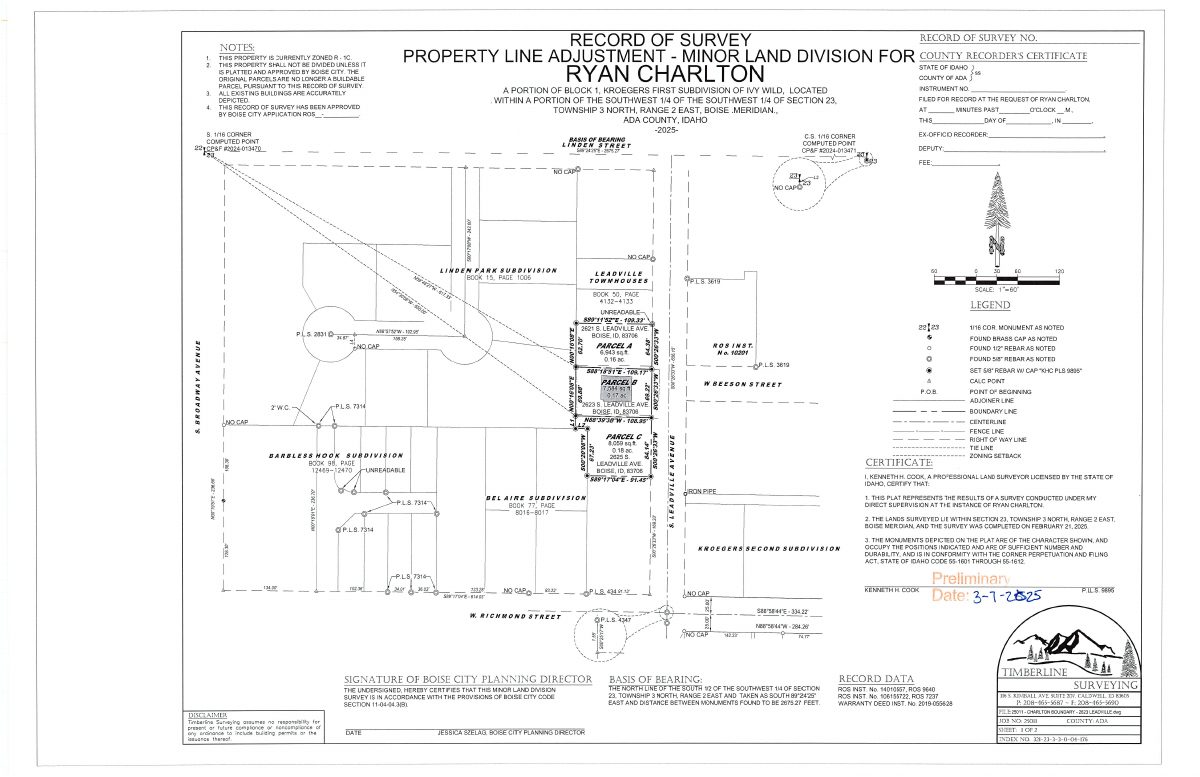 Site plan: Property line shift between neighbors approved to match existing fence