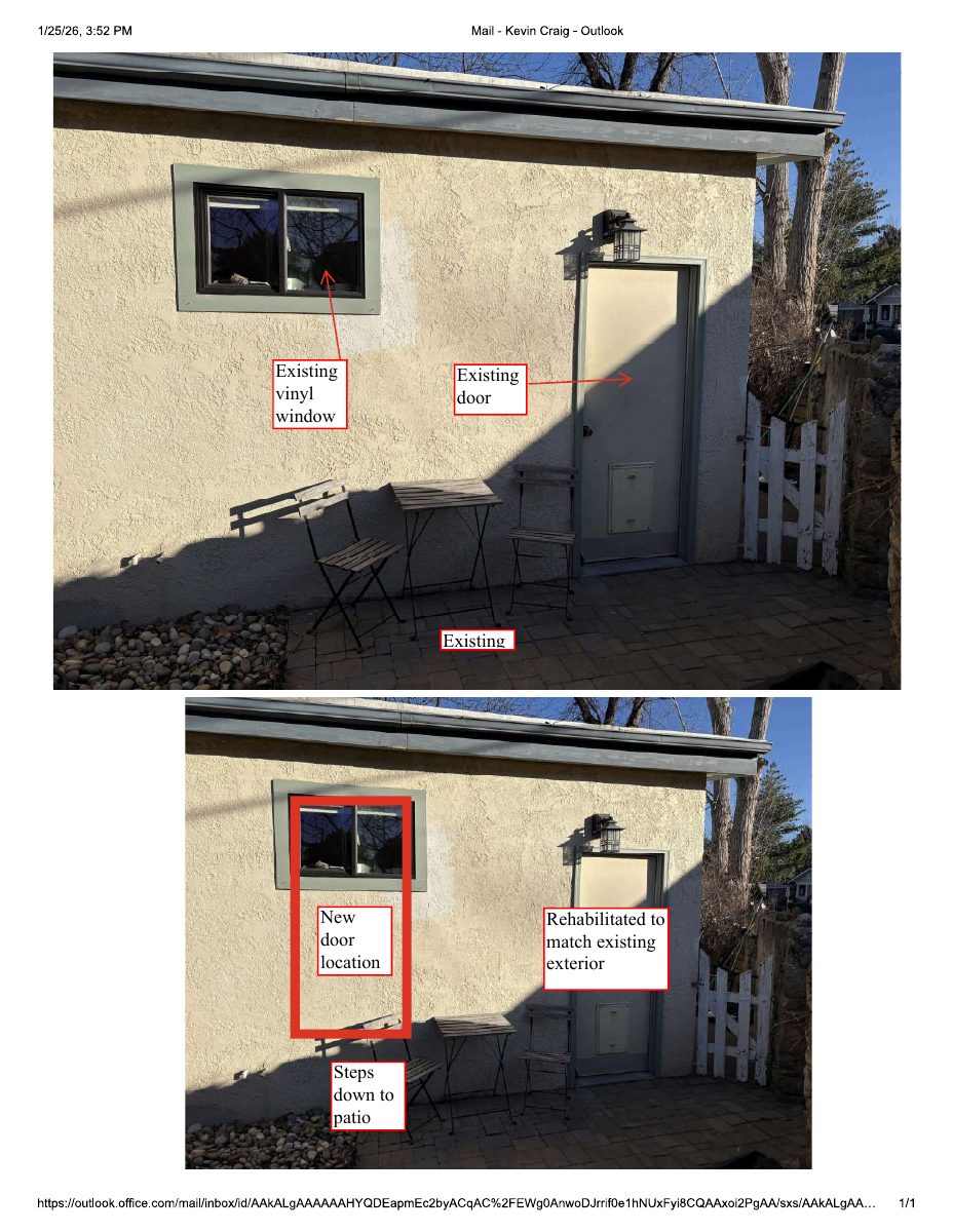 Site plan: Plan to add a door to a historic home approved