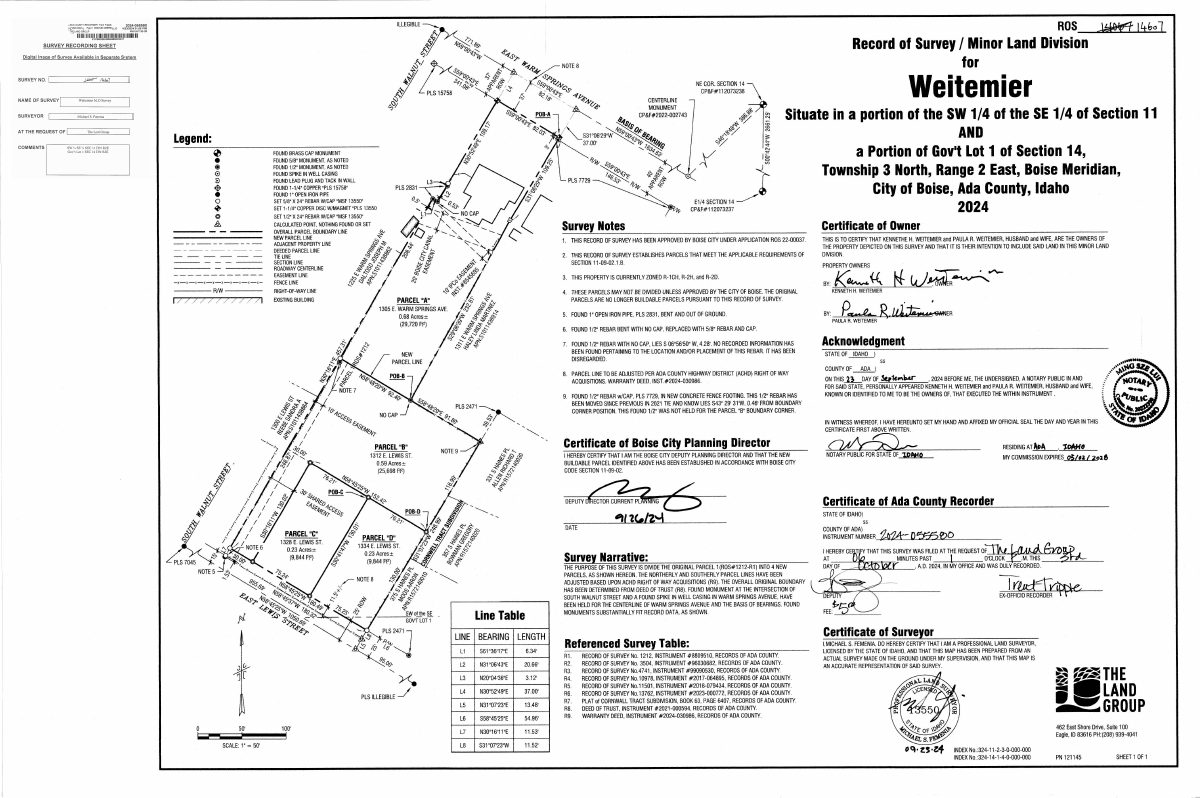 Site plan: Three vacant lots removed from historic district in City Council approval