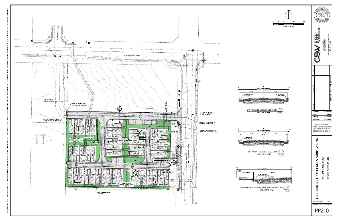 Site plan: Nampa approves plan for 43 cottage-style homes