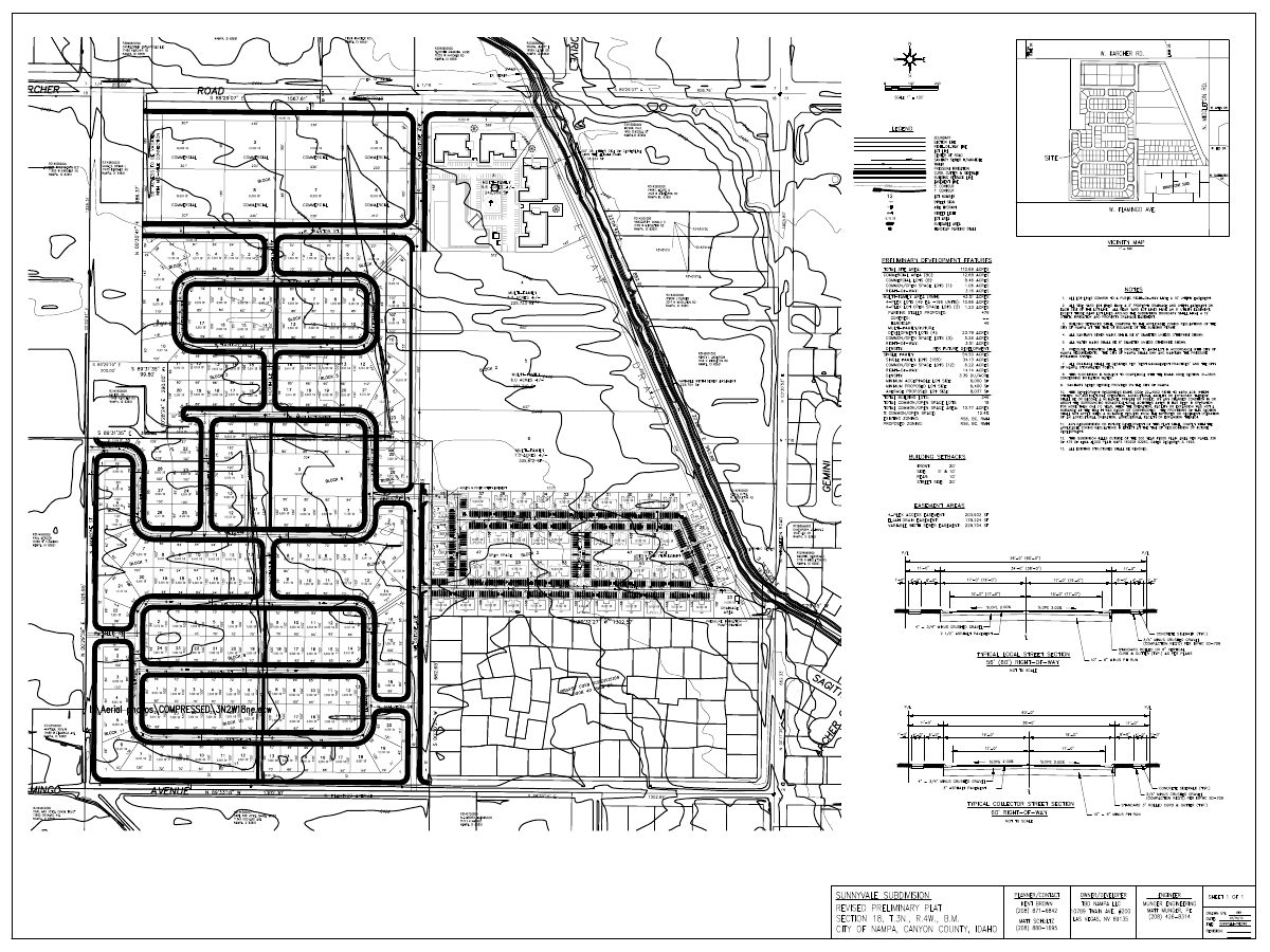 Site plan: Final plat approved for 29 single-family lots and 2 commercial lots