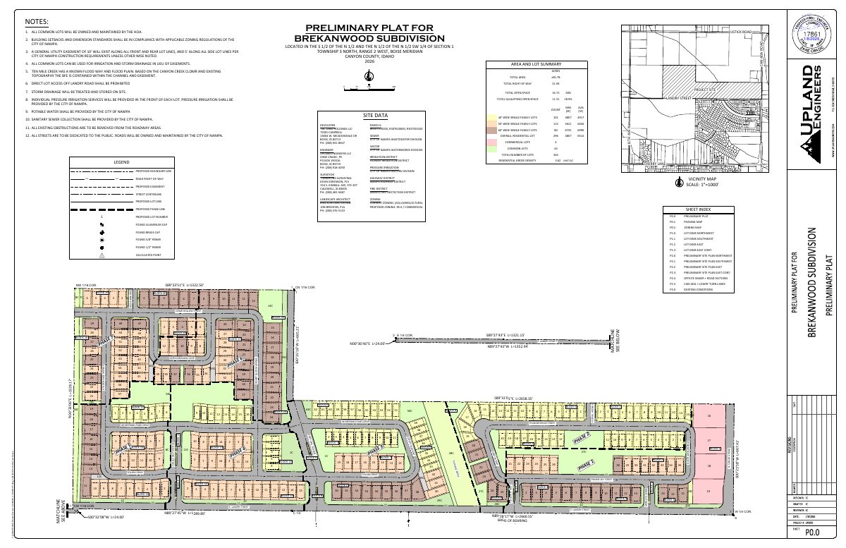 Site plan: 314-home subdivision on 82 acres of farmland approved for annexation