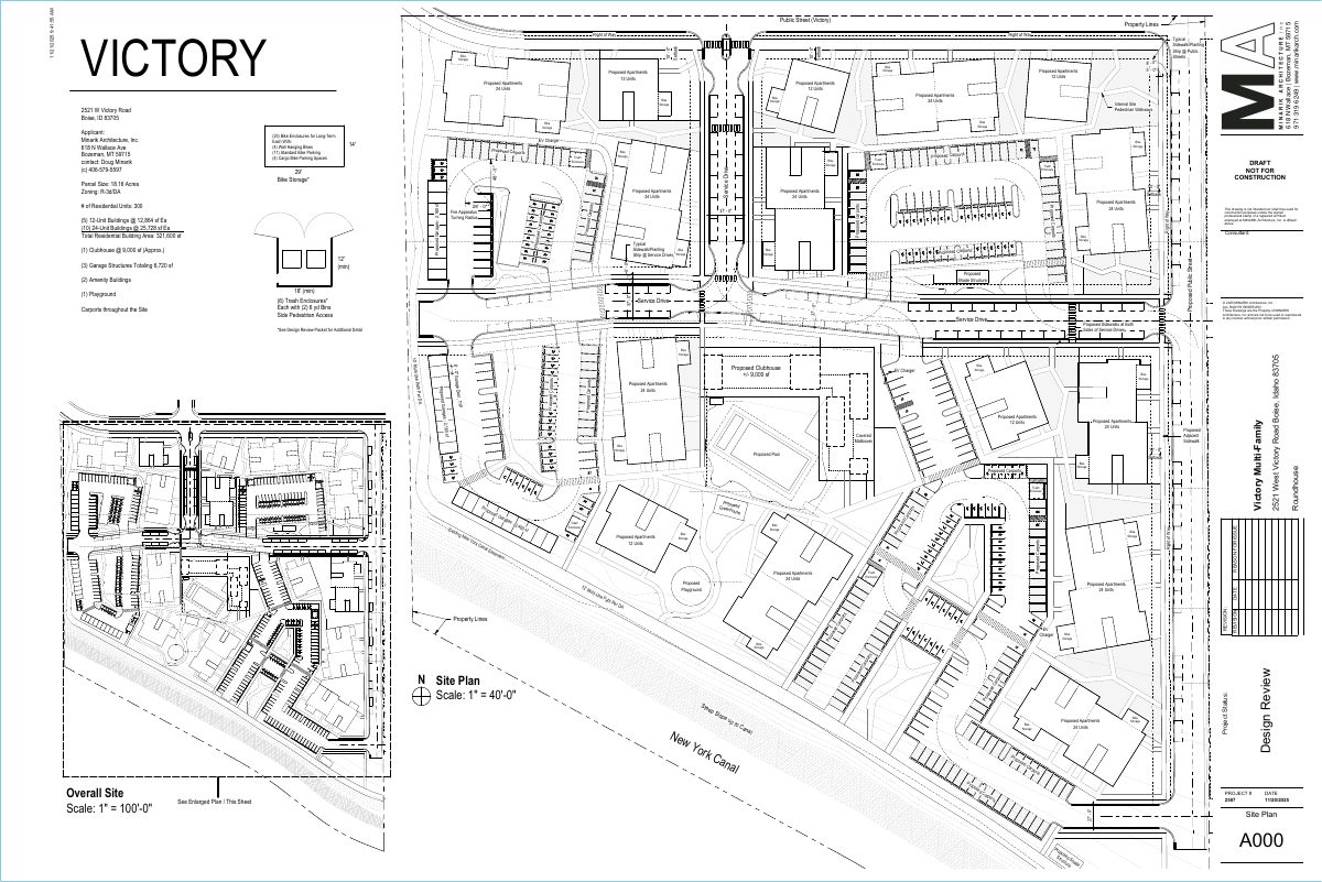 Site plan: 300-unit multifamily development approved on 18-acre former farm site