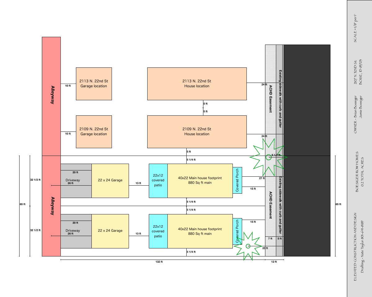 Site plan: Plan to demolish a home and split lot for two houses approved