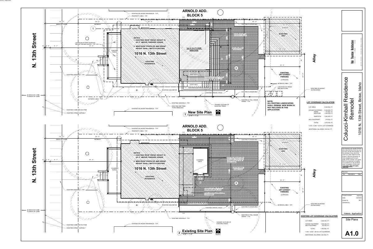 Site plan: Historic district review approved