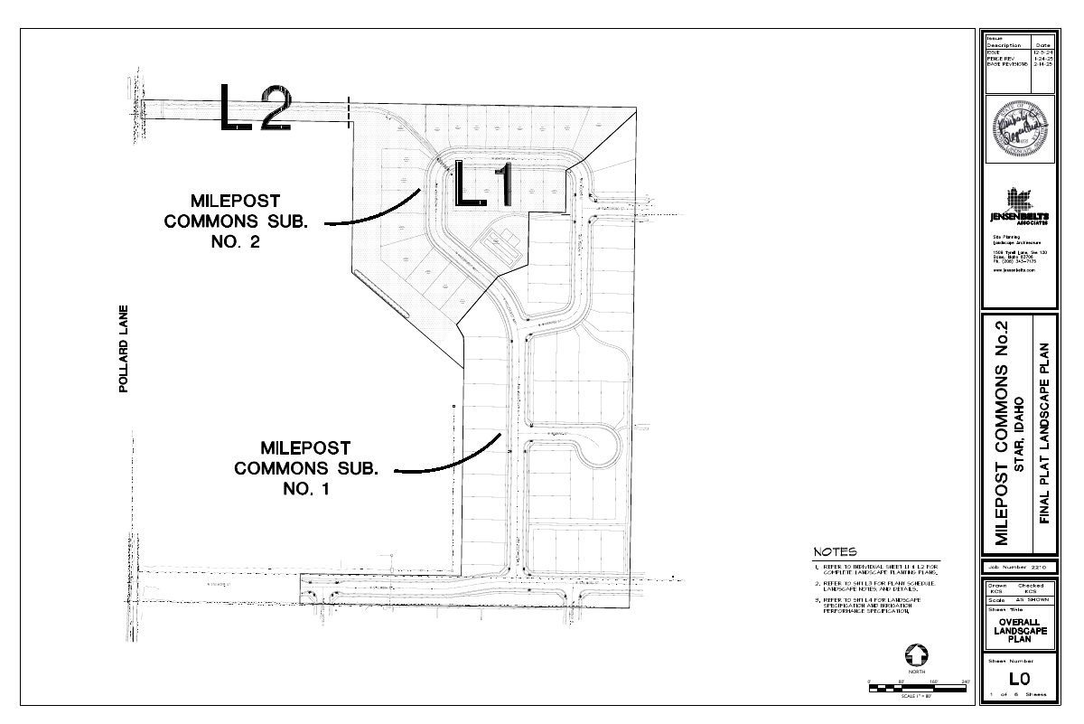 Site plan: Star approves 21 single-story homes in Milepost Commons Phase 2