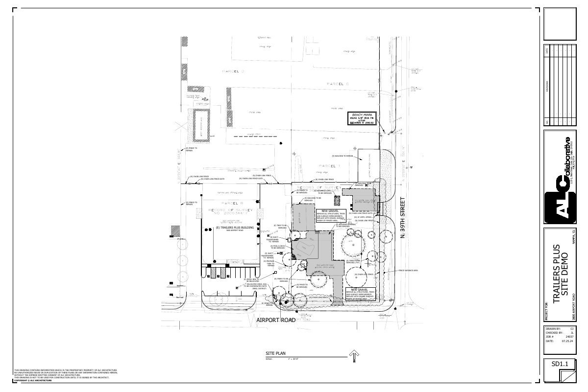 Site plan: Request to allow chain-link fence on industrial lot voided