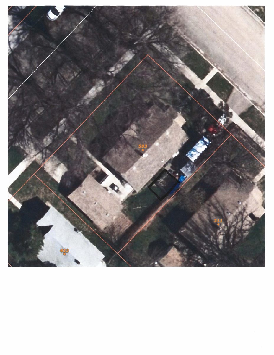 Site plan: Variance approved for 12-by-16-foot shed placed 3 feet from property line