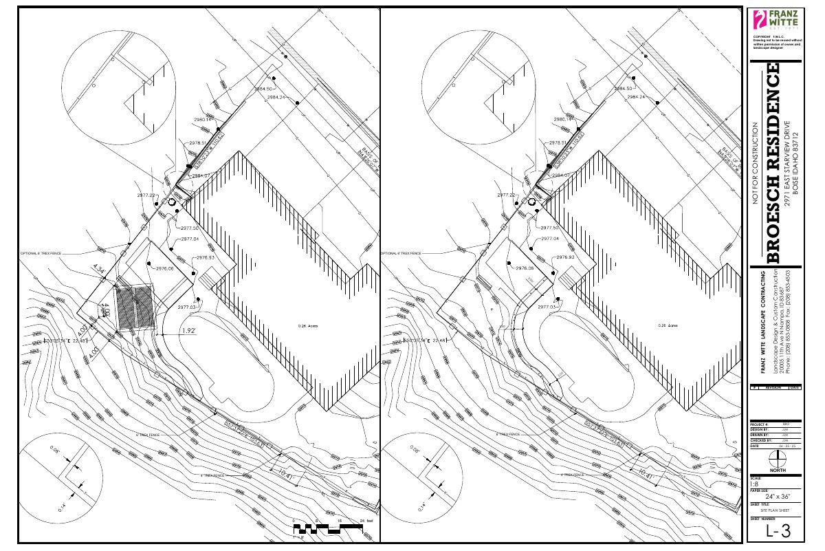 Site plan: Hillside development review sought for 0.27-acre residential lot