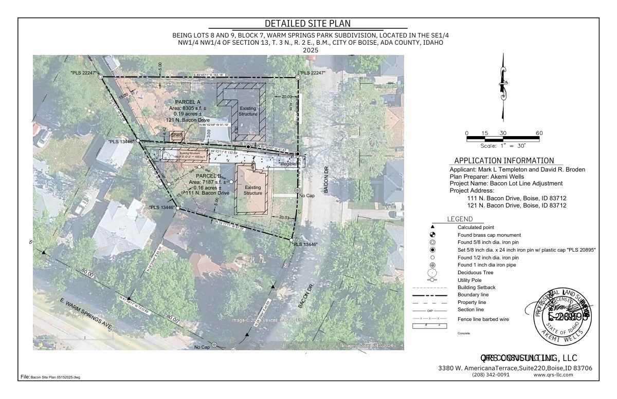 Site plan: Property line adjustment sought for 0.16-acre residential lot