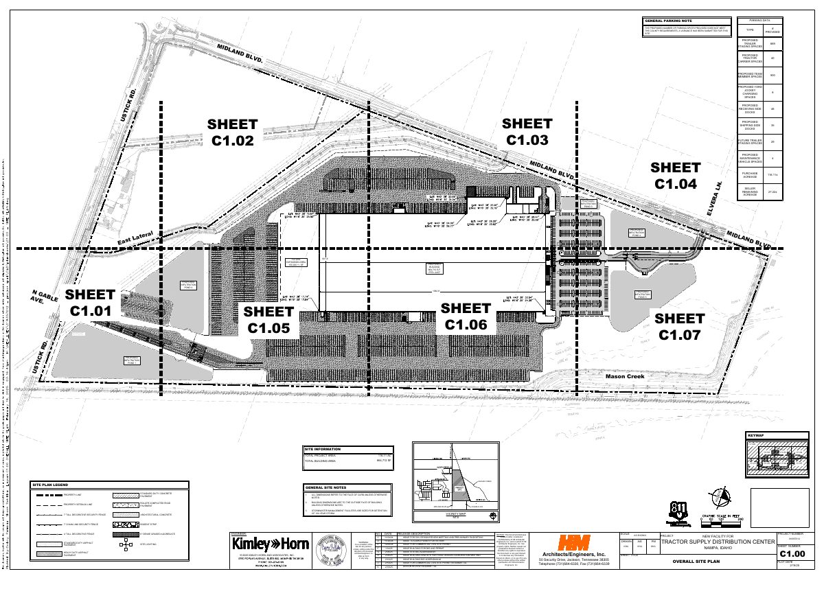 Site plan: 864,712-square-foot Tractor Supply distribution center approved with conditions