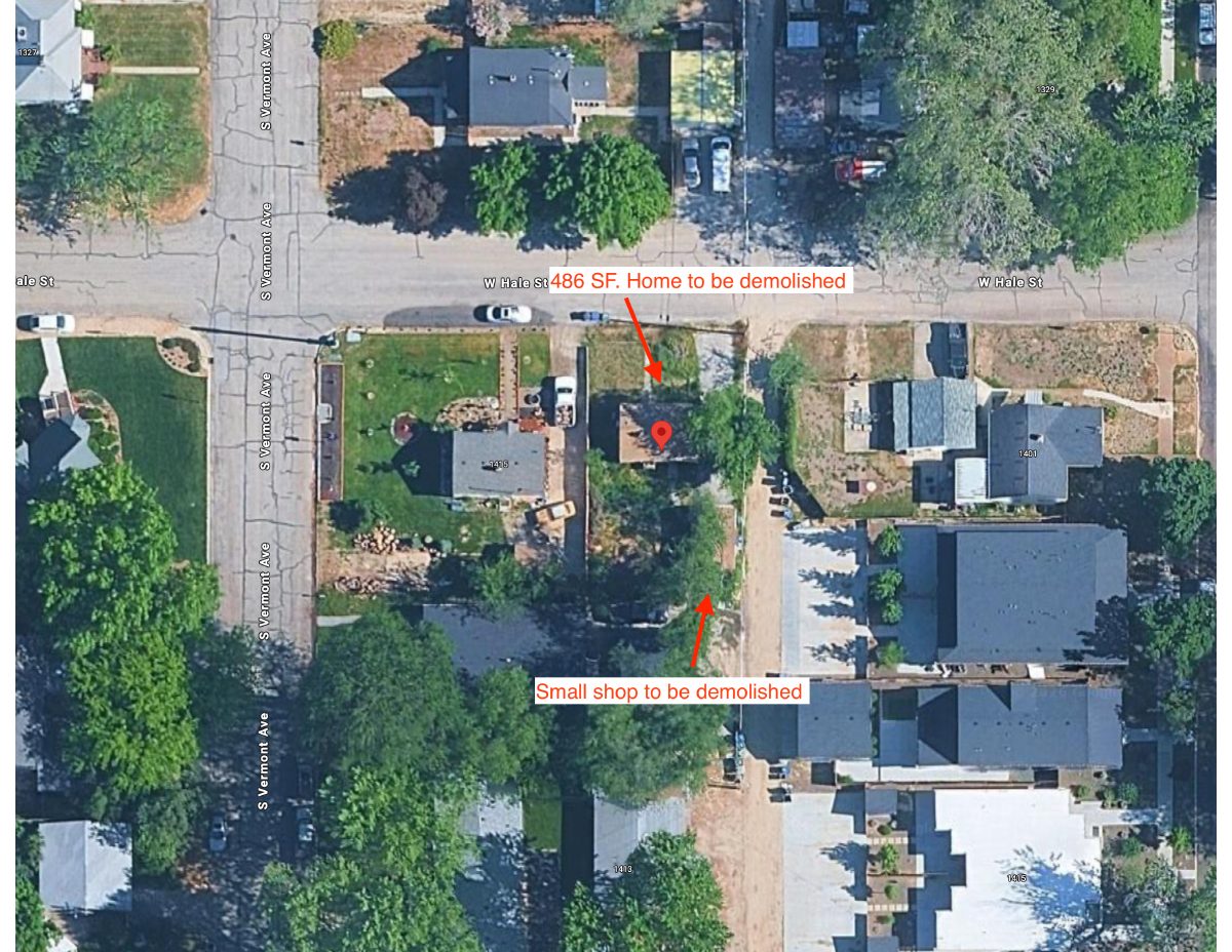 Site plan: Demolition of small home and shop approved to make way for new single-family house