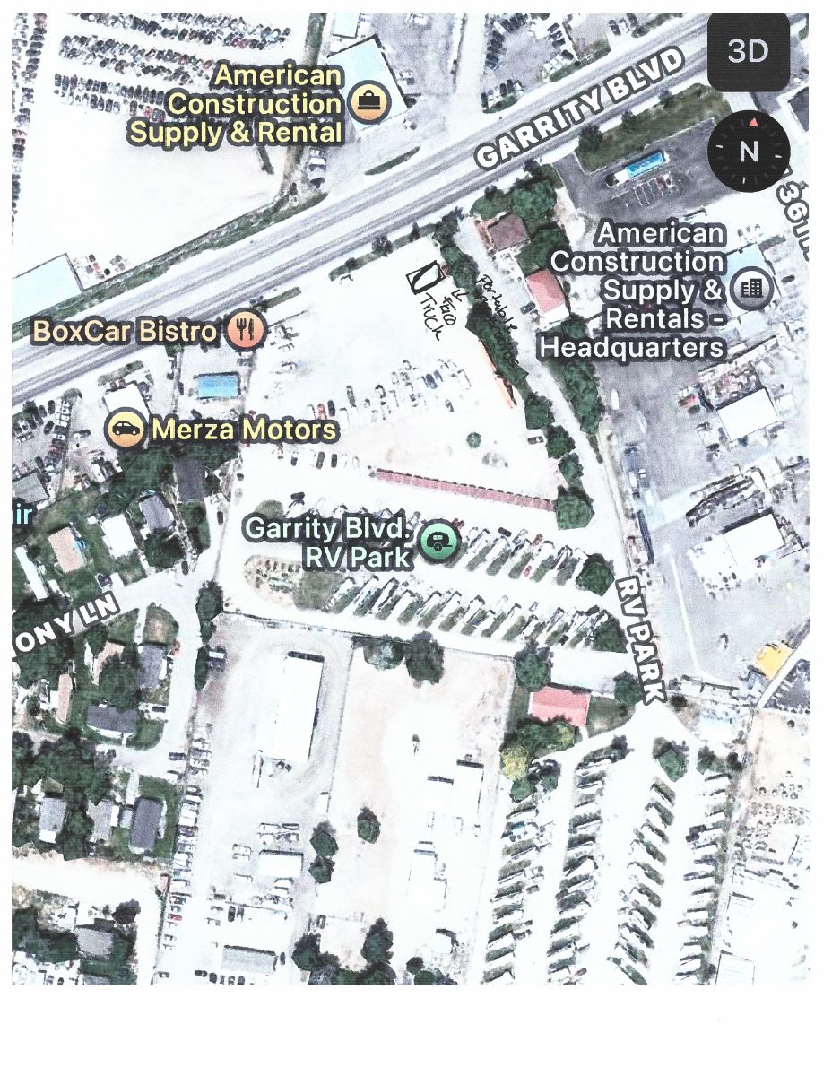Site plan: Temporary use permit approved for Pupusas Mis Tres Raices