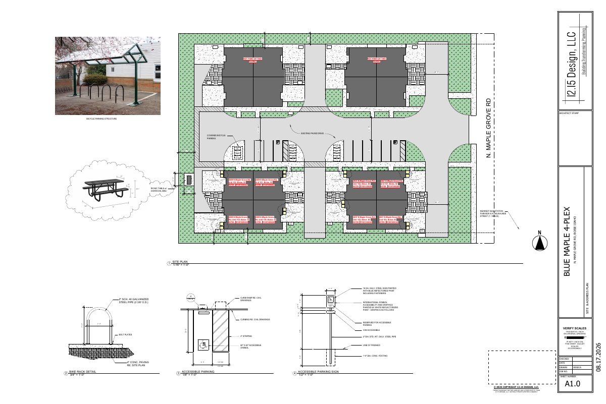 Site plan: Design changes approved for 16-unit townhome development