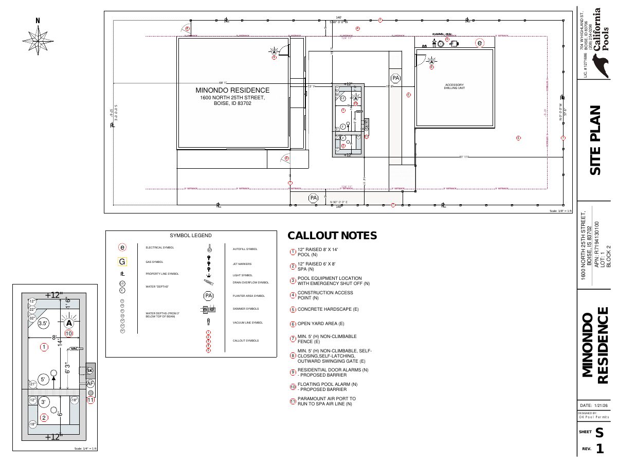 Site plan: Changes to backyard pool in historic area approved