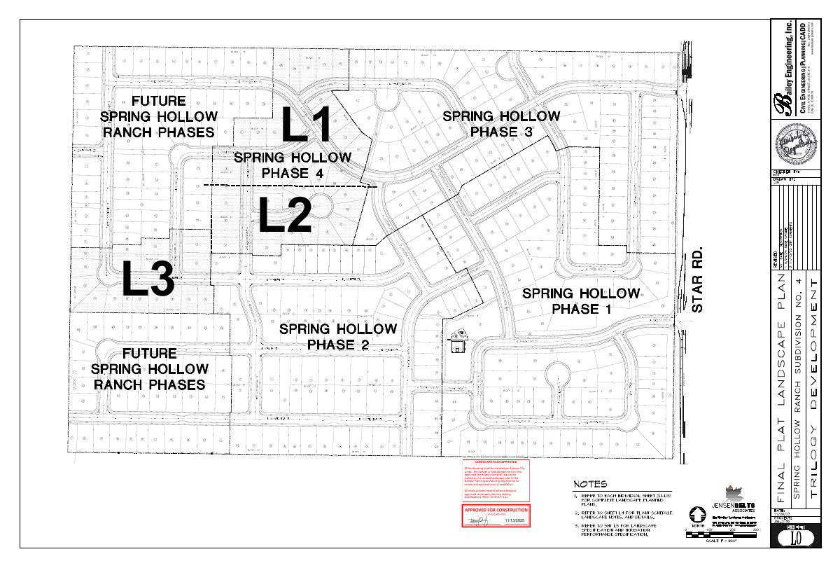 Site plan: 46 single-family home lots approved with conditions in Nampa