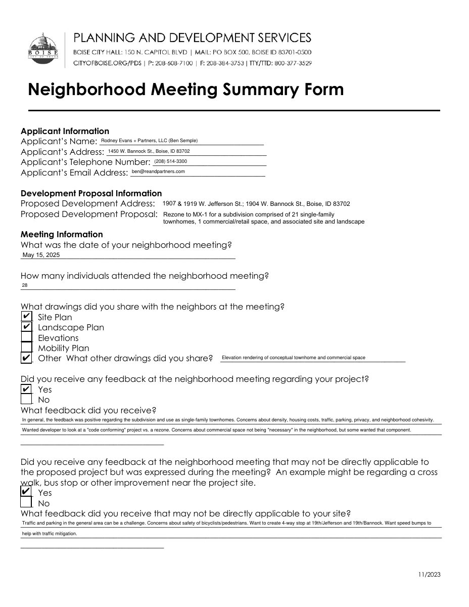 Site plan: 21 single-family attached homes approved on rezoned lot