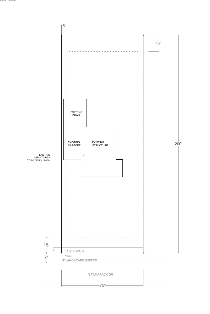 Site plan: Zoning certificate