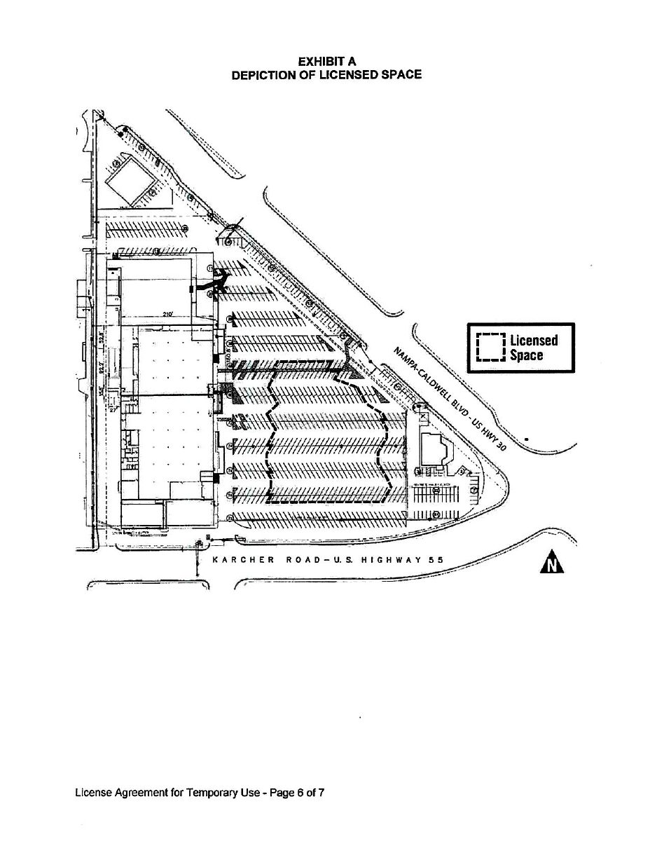 Site plan: Temporary offsite car sales event approved for Team Mazda