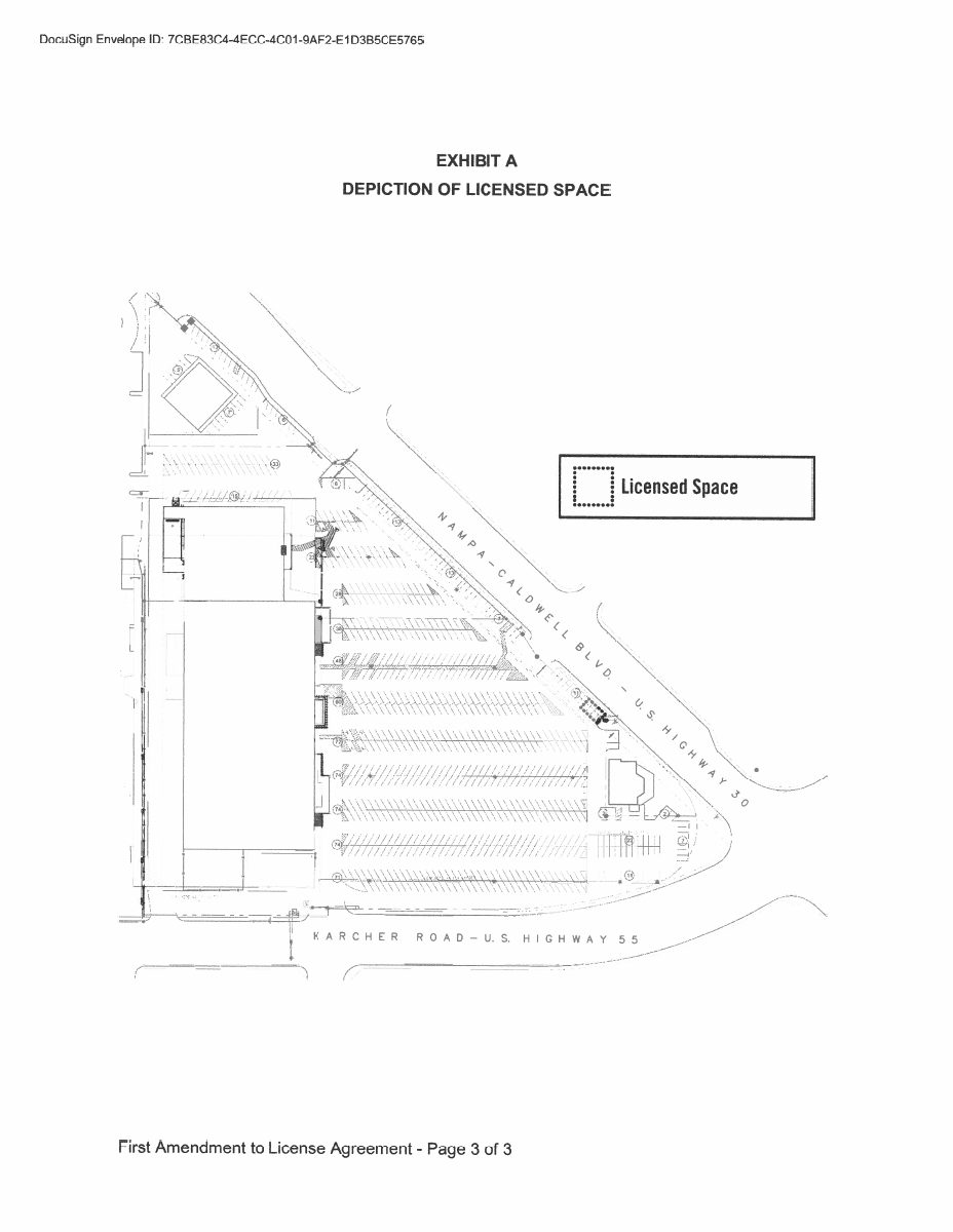 Site plan: Temporary use permit approved for The Perking Spot