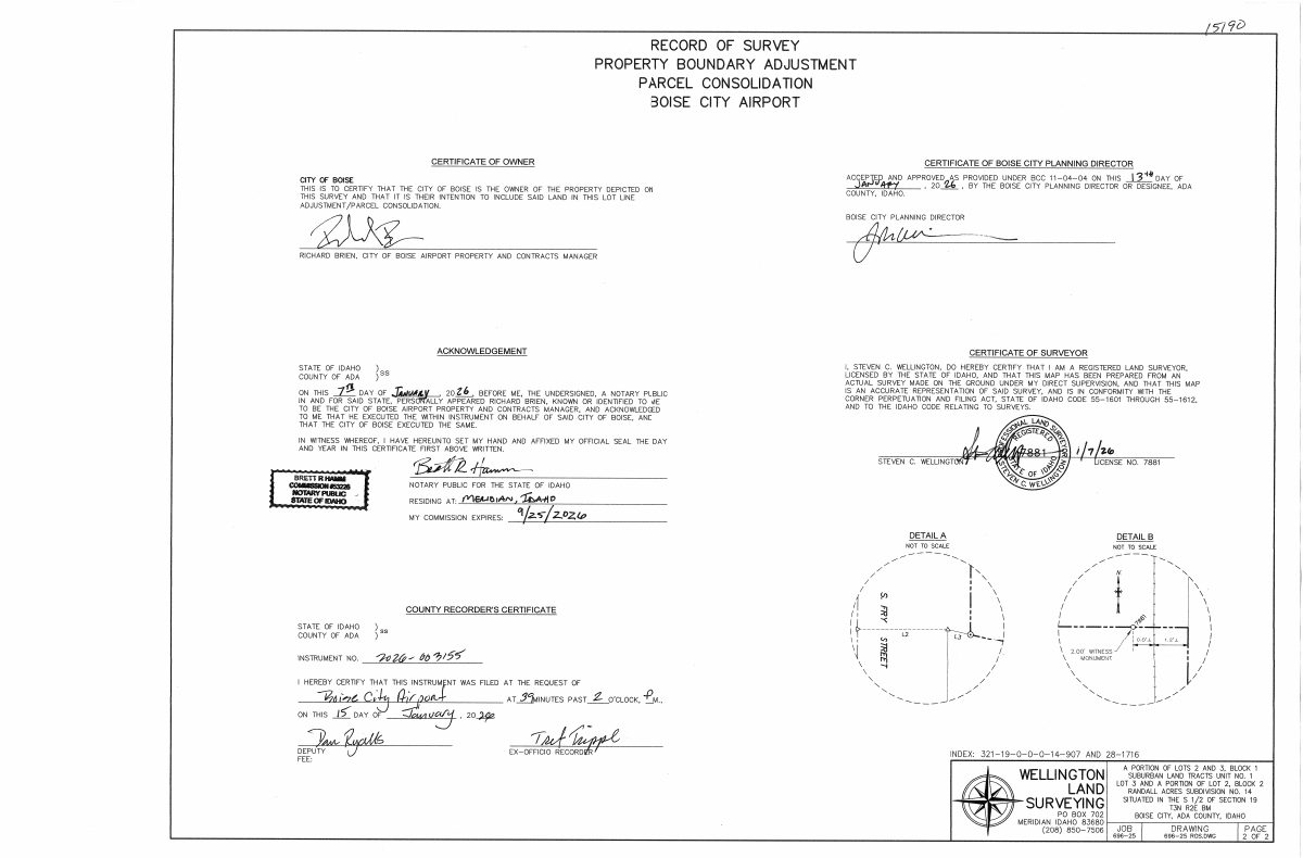 Site plan: Two parcels to be combined into one 8.57-acre industrial lot, approved