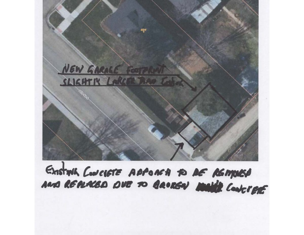 Site plan: Plan for 1,050-square-foot garage rebuild seeks setback variance in Nampa