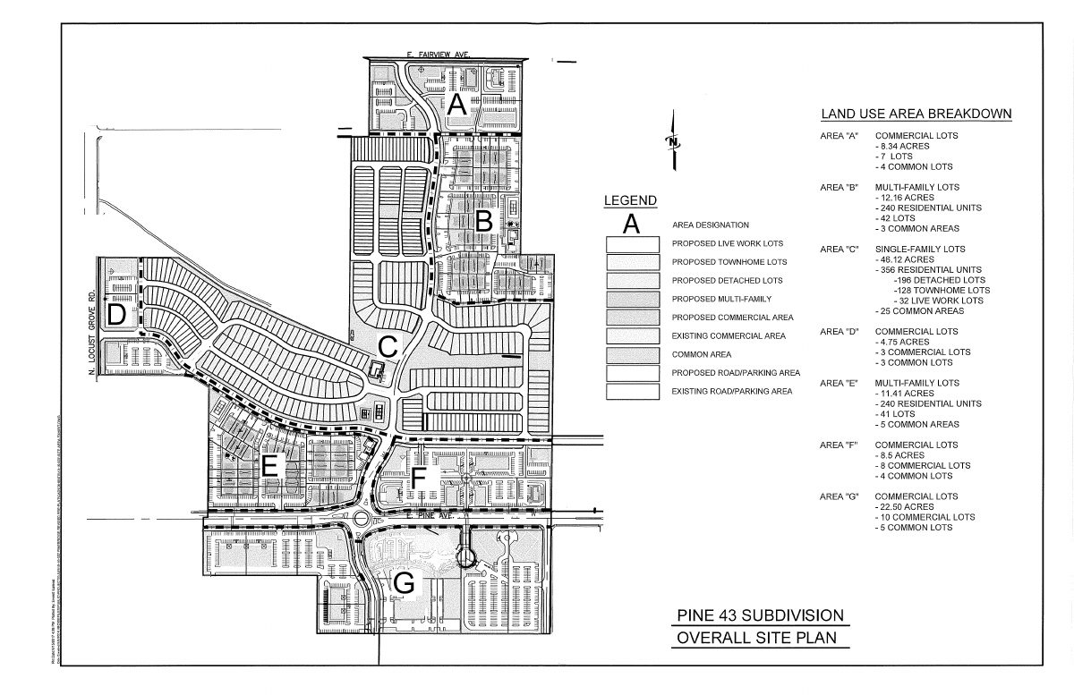 Site plan: Approved: 214 homes planned on annexed land in Meridian