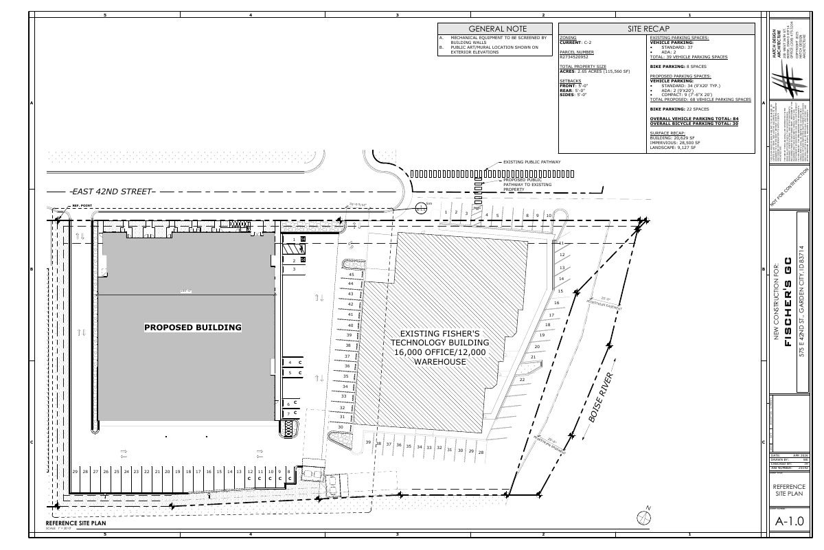 Site plan: 74,875-square-foot storage facility proposed in Garden City, heads to Planning and Zoning
