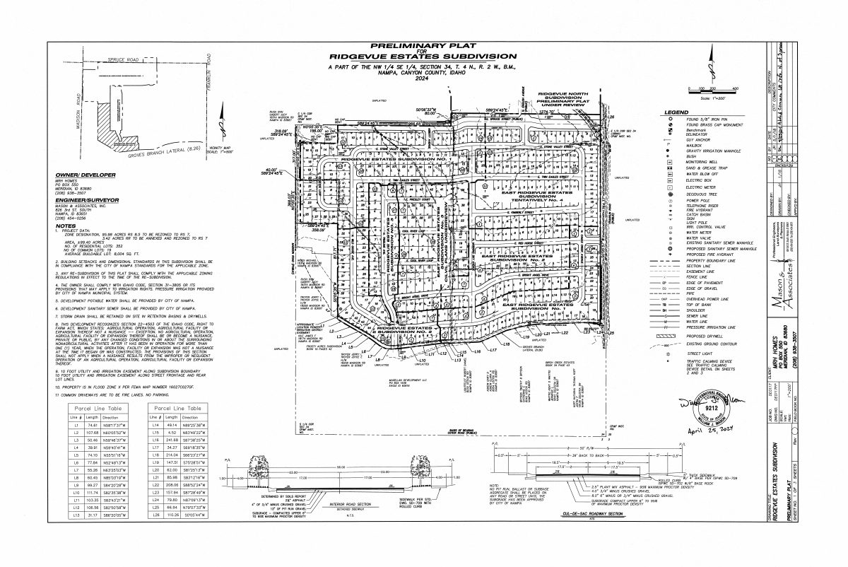 Site plan: Council approves 74 single-family home lots in Nampa subdivision