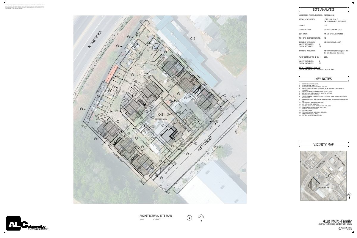 Site plan: 48-unit apartment project approved