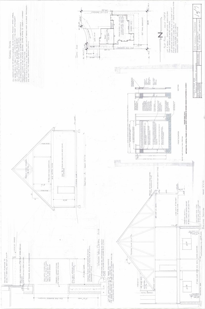 Site plan: Single-family home with attached accessory unit proposed on 0.3-acre lot
