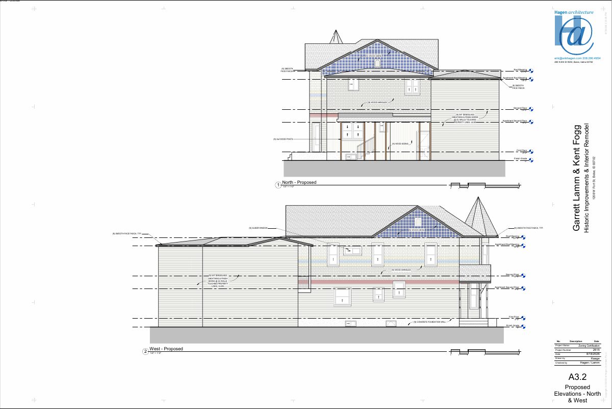Site plan: Triplex conversion to duplex, with exterior changes, under review