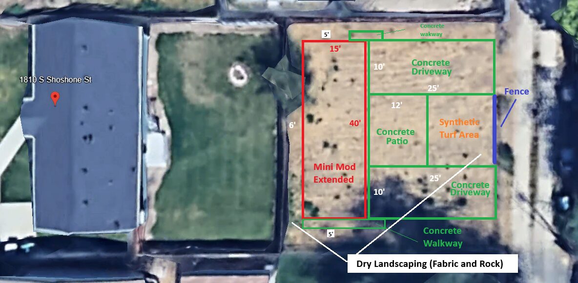 Site plan: Accessory dwelling unit proposed on residential lot, under city review