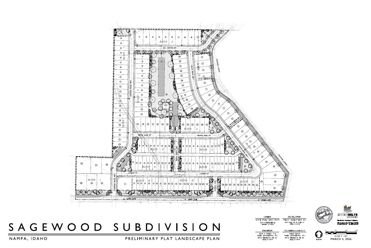 Site plan: Nampa denies 178-home Sagewood subdivision and annexation request