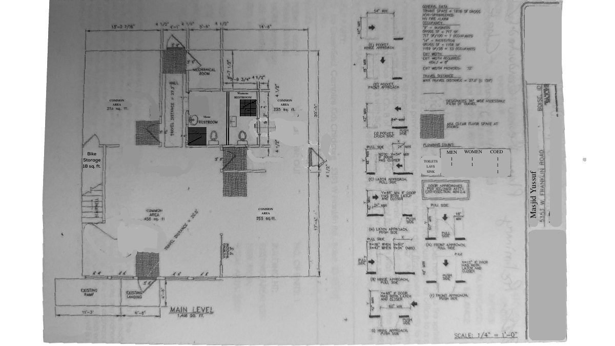 Site plan: Mosque approved in vacant suite of existing office building