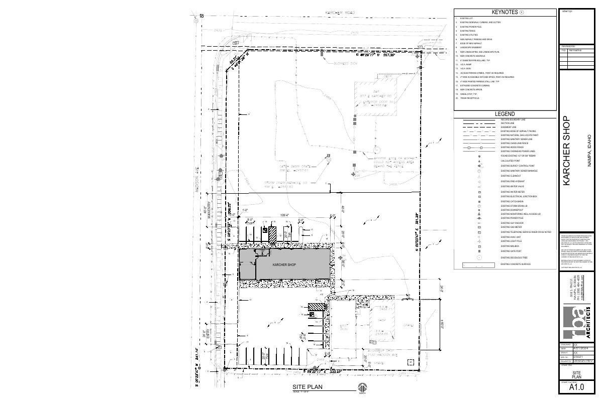Site plan: 4,154-square-foot auto service shop approved with conditions in Nampa