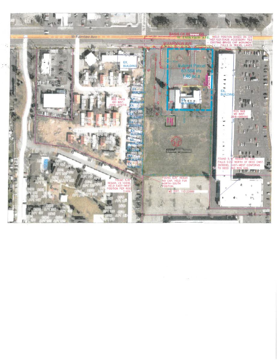 Site plan: Split of 4.67-acre commercial site, with variance, proposed