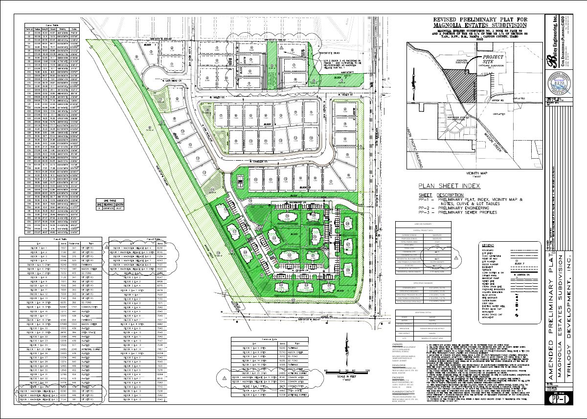 Site plan: Final plat approved with conditions for 7 single-family home lots