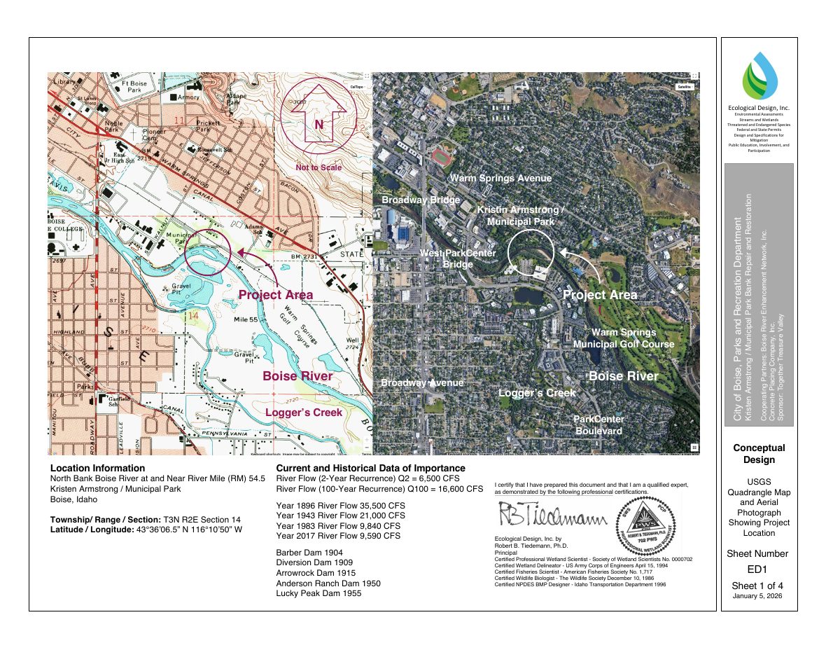 Site plan: River system and floodplain permits sought for 27.7-acre site